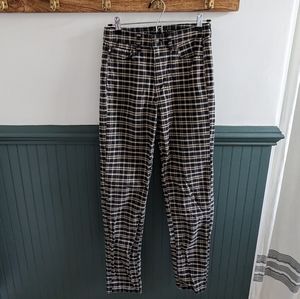 Plaid American Eagle jeans